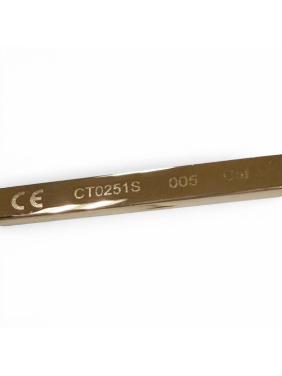 Cartier C de Cartier Two Bridge Sunglasses Gold Black Demo Lens Eyewear main image 9